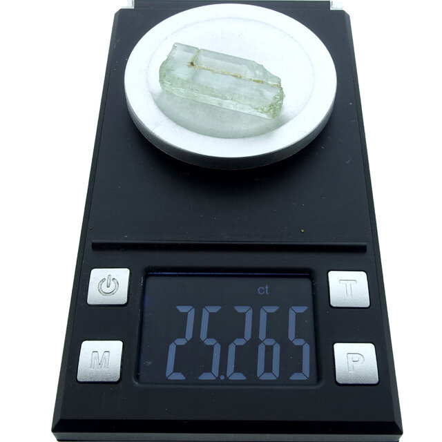 De zee blauwe edelsteen 25,3 ct