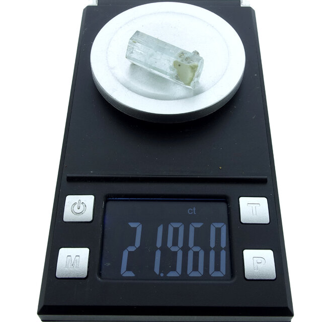 De zee blauwe edelsteen 21,9 ct