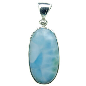 Larimar pendant in silver