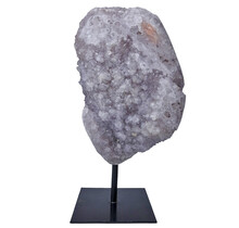 Agate on metal stand, 1350 grams and 19 cm