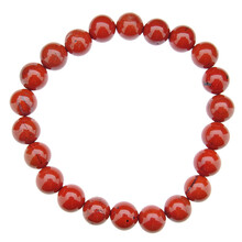 Armband aus roter Jaspis