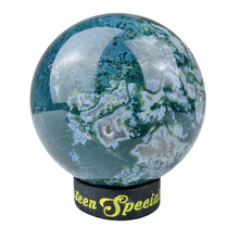 Groene mosagaat voor balans, diameter 6,6 cm