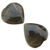 Beautiful moonstone heart