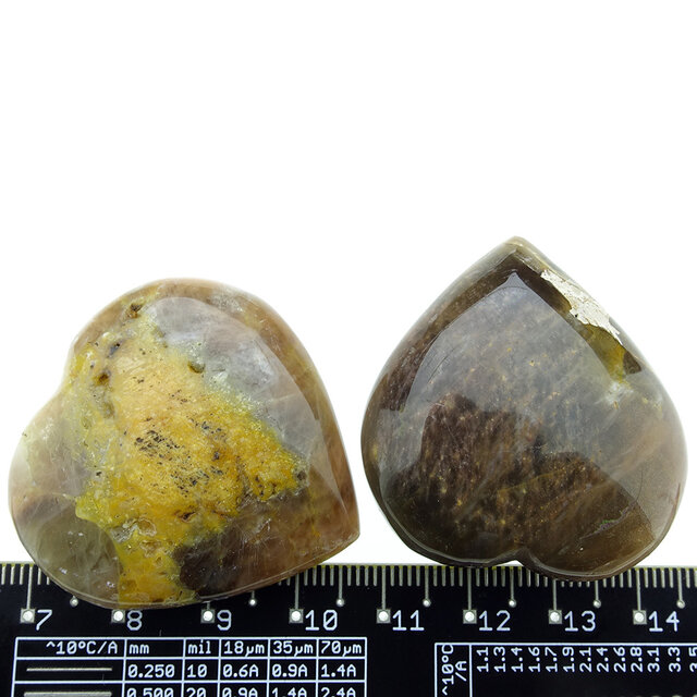 Mooie hartjes van maansteen