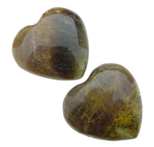 Beautiful moonstone heart