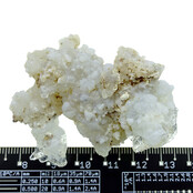 Hyalite opal with green fluorescence under a short-wave UV light