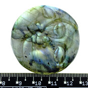 Beautiful labradorite from Madagascar diameter 4 cm