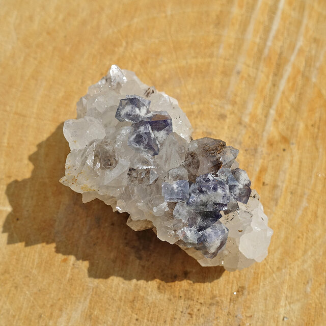 Fluorite from the UK with daylight fluorescence Fluorite from the UK with daylight fluorescence