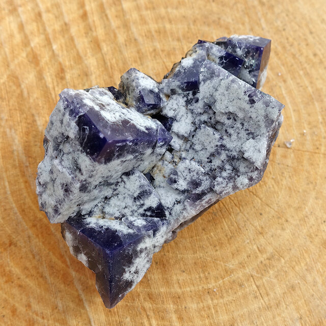 Fluorite from the UK with daylight fluorescence Fluorite from the UK with daylight fluorescence
