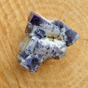 Fluorite from the UK with daylight fluorescence