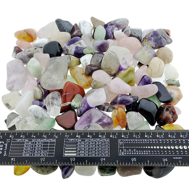 1KG grams tumbled stones medium to large