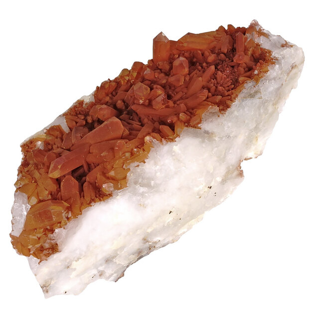 Tangerine, kwarts uit Brazilië 550 gram Tangerine, kwarts uit Brazilië 550 gram