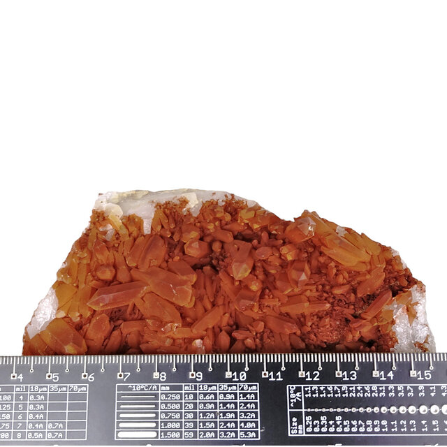 Tangerine, kwarts uit Brazilië 550 gram Tangerine, kwarts uit Brazilië 550 gram