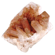 Tangerine kristal cluster