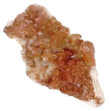 Tangerine kristal cluster