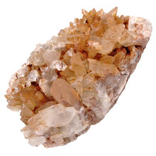 Tangerine kristal cluster