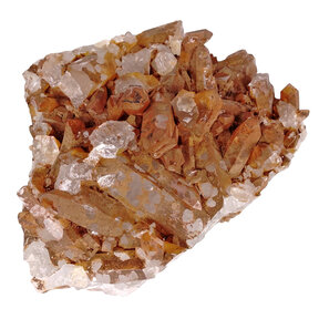 Tangerine kristal cluster