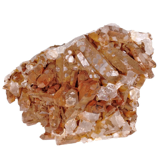 Tangerine, quartz from Brazil 365 grams