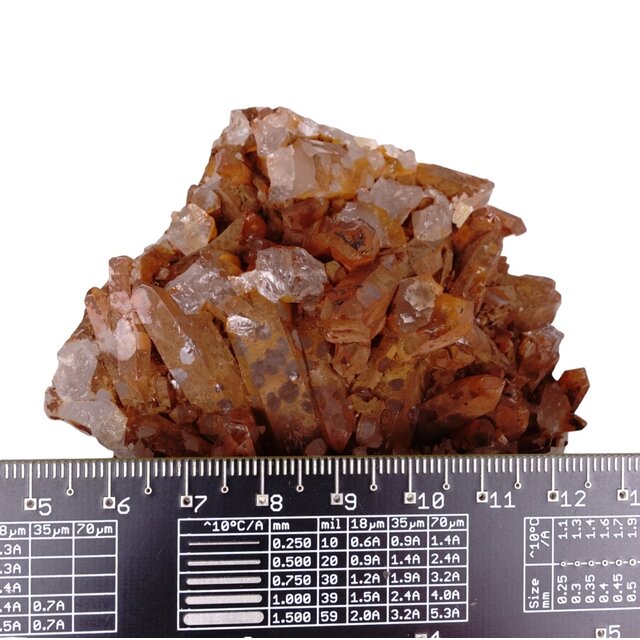 Tangerine, quartz from Brazil 365 grams