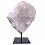 Amethyst on metal base, 19 cm and 2220 grams