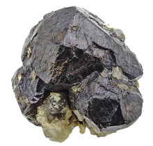 Melanite, black andradite