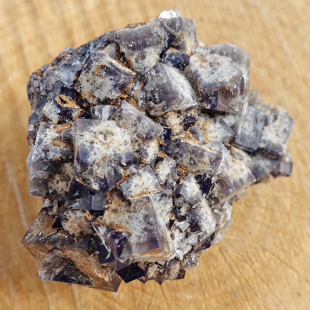 Fluorite from the UK with daylight fluorescence Fluorite from the UK with daylight fluorescence