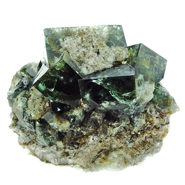 Fluorite from the UK with daylight fluorescence