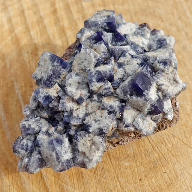 Fluorite from the UK with daylight fluorescence Fluorite from the UK with daylight fluorescence