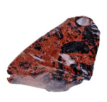 Mahonie obsidiaan, natuurlijk vulkanisch glas