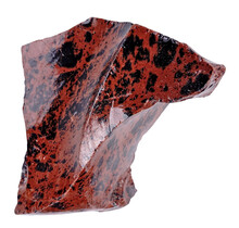 Mahogany obsidian natural volcanic glass