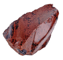 Mahogany obsidian natural volcanic glass