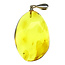 Baltic amber pendant with enclosed insect