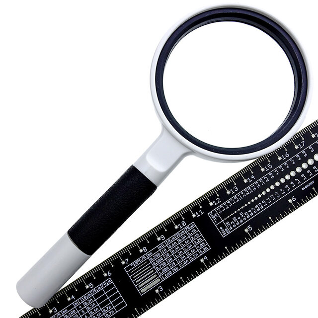 handloep met 6x vergroting en 65mm lens handloep met 6x vergroting en 65mm lens
