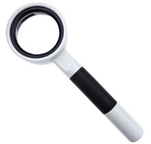 Hand magnifier with 16x magnification and 35mm lens