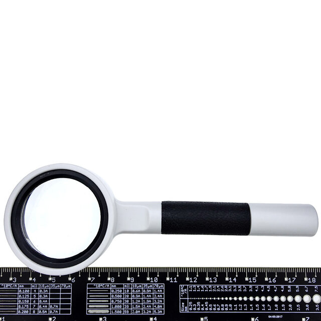 Hand magnifier with 16x magnification and 35mm lens Hand magnifier with 16x magnification and 35mm lens