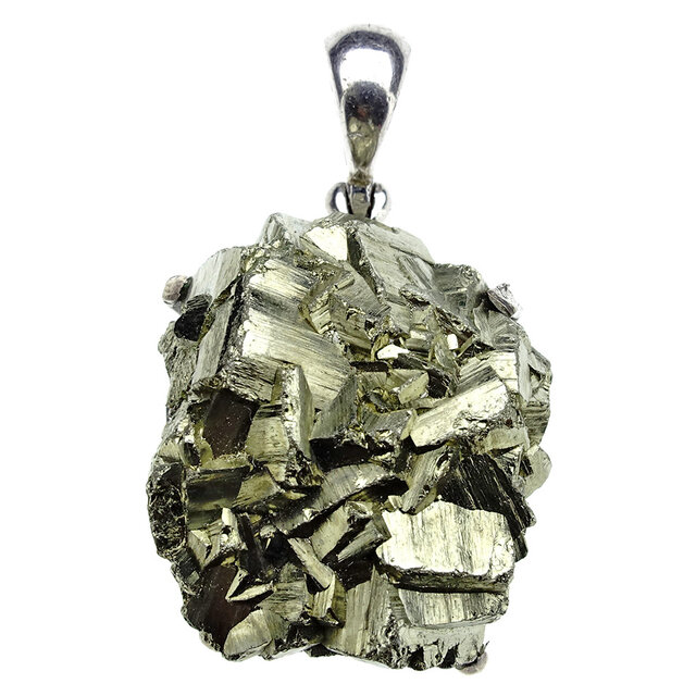 Beautiful pendant of pyrite Beautiful pendant of pyrite