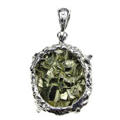 Beautiful pendant of pyrite Beautiful pendant of pyrite
