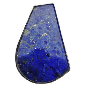 Pendant from Lapis Lazuli with silver