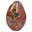 Polychrom Jaspis, der Aurastein, 590 Gramm