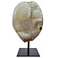 Agate on metal stand, 1140 grams and 16 cm