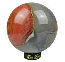 Polychroom jaspis, de aura steen,  1165 gram en diameter 9,5 cm