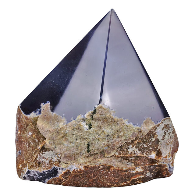 Agate point, 615 grams and 10 cm high Agate point, 615 grams and 10 cm high