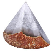 Agaat punt uit Brazilië, 930 gram en 11 cm hoog