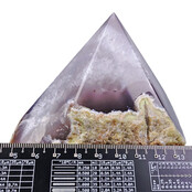 Agaat punt uit Brazilië, 660 gram en 10 cm hoog