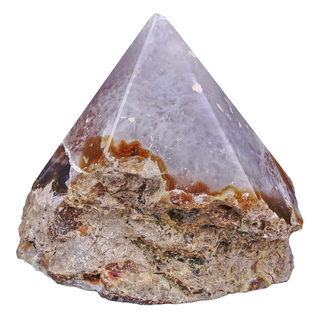 Achatspitze aus Brasilien, 770 Gramm und 10 CM hoch