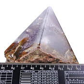 Agaat punt uit Brazilië, 770 gram en 10 cm hoog Agaat punt uit Brazilië, 770 gram en 10 cm hoog