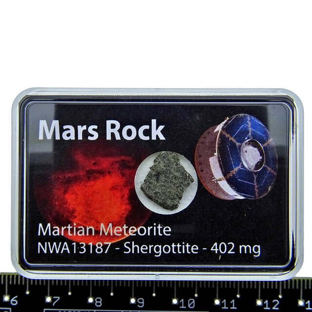 Stein vom Mars kamen durch einen Meteoriten auf der Erde