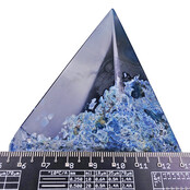 Agaat punt uit Brazilië, 550 gram en 9 cm hoog