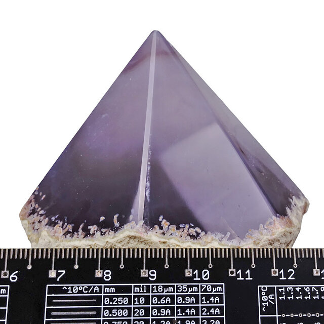 Agaat punt uit Brazilië, 535 gram en 9 cm hoog