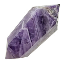 Starker Chevron-Amethyst-Doppelende 7,5 cm